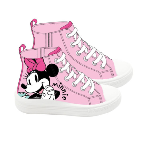 ZAPATILLA LONETA SUELA PVC ALTA MINNIE