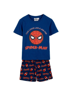 PIJAMA CORTO SINGLE JERSEY SPIDERMAN