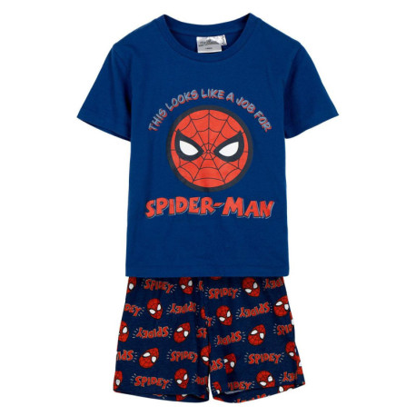 PIJAMA CORTO SINGLE JERSEY SPIDERMAN