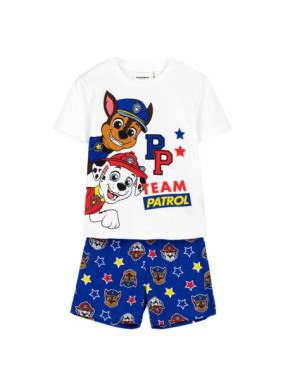 PIJAMA CORTO SINGLE JERSEY PAW PATROL