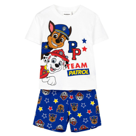 PIJAMA CORTO SINGLE JERSEY PAW PATROL