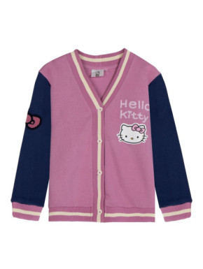 CHAQUETA COTTON BRUSHED BASEBALL HELLO KITTY