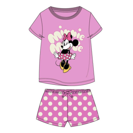 PIJAMA CORTO SINGLE JERSEY MINNIE