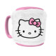 Taza con funda de peluche Hello Kitty 440 ml