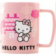 Taza con funda de peluche Hello Kitty 440 ml