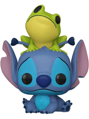 Lilo & Stitch Figura POP! Vinyl Stitch w/Frog 9 cm