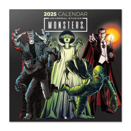 Calendario 2025 Universals Monsters