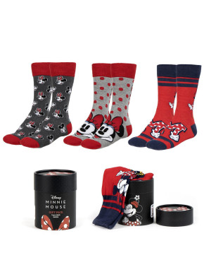 PACK CALCETINES 3 PIEZAS MINNIE