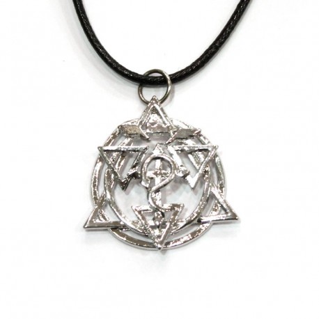 Full Metal Alchemist Pendentif Cercle de Transmutation de l'argent