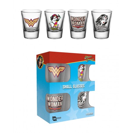 Vasos chupito Wonder Woman