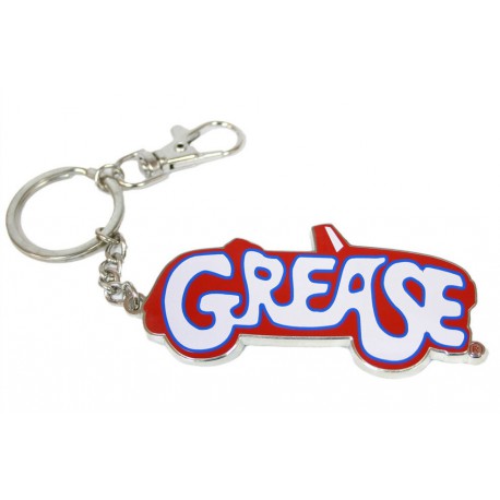 Llavero de metal Grease Logo