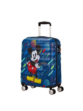 Maleta cabina Mickey Mouse Future Pop Azul 55 x 40 x 20 cm