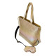 Bolso Tote Oro Hello Kitty 50 Aniverdario