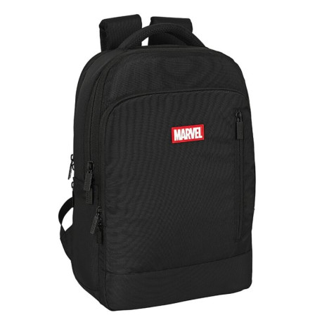 Mochila para portátil Logo Marvel Teen negra 44 cm