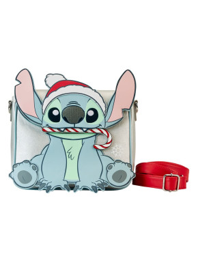 Bolsa Bandolera Stitch Navidad