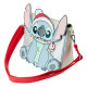 Bolsa Bandolera Stitch Navidad