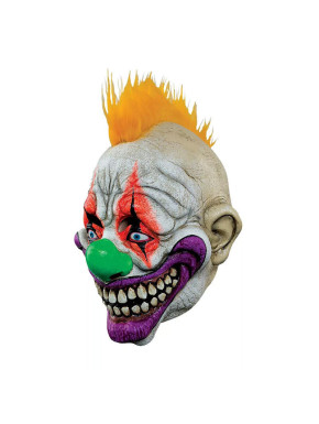 Máscara Payaso de neón bromista (Mombo) Talla única