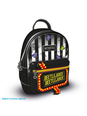 Mini Mochila Beetlejuice Señal de neón