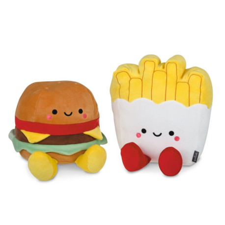 Peluches mejor juntos Hamburguesa & Patatas 24 cm