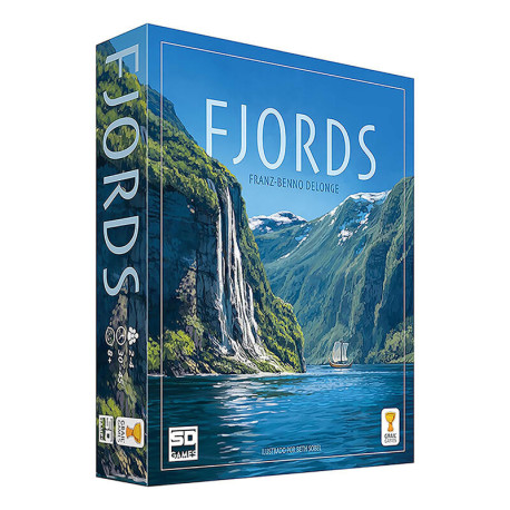 Juego de mesa Fjords paisaje nórdico estrategia