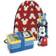 Set de Fiambrera con Botella Térmica Mickey Mouse Forever & Ever + bolsa