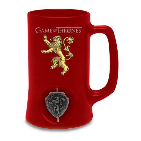 Jarra Cerveza Lannister logo 3D