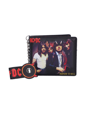 Cartera Tarjetero AC/DC Highway to Hell 11 cm, PU