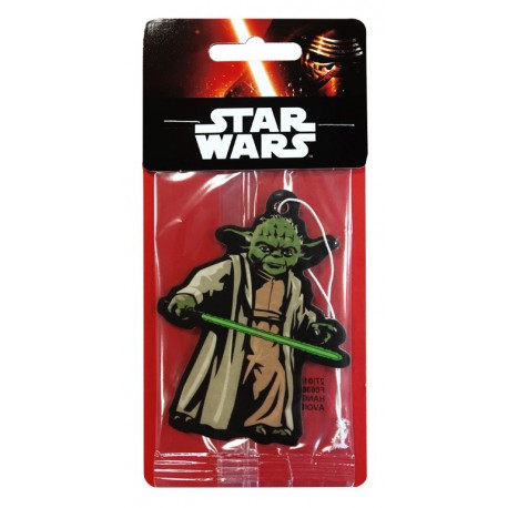 Air freshener paper car Yoda