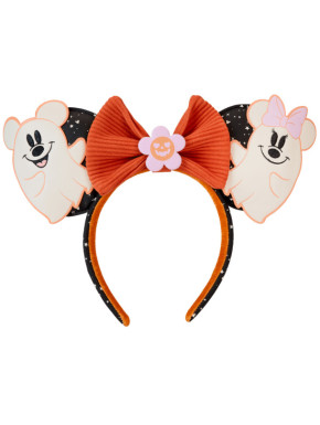 Diadema Halloween Mickey & Minnie Mouse fantasma