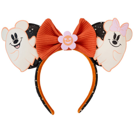 Diadema Halloween Mickey & Minnie Mouse fantasma