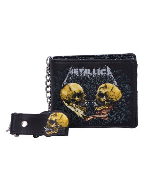 Cartera Tarjetero Metallica - Sad But True 11 cm, PU