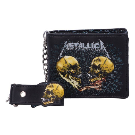 Cartera Tarjetero Metallica - Sad But True 11 cm, PU