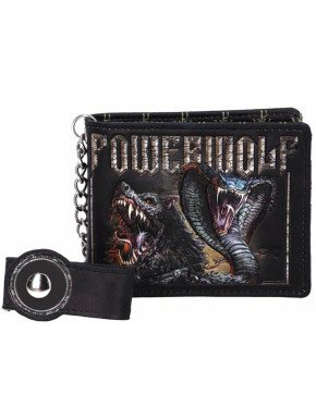 Cartera Tarjetero Powerwolf 11 cm, PU