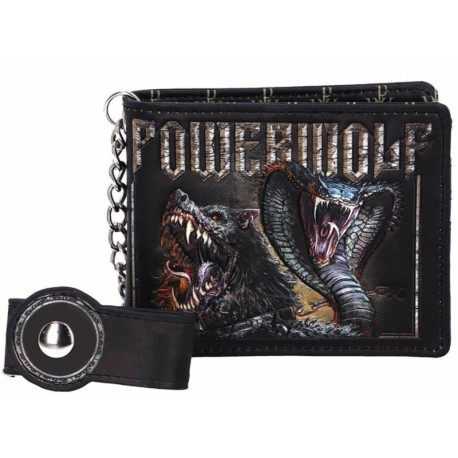 Cartera Tarjetero Powerwolf 11 cm, PU