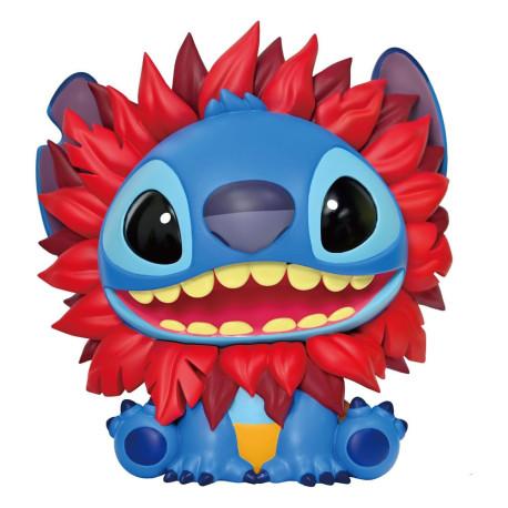 Hucha Figura Stitch disfrazado de Rey León 25 cm
