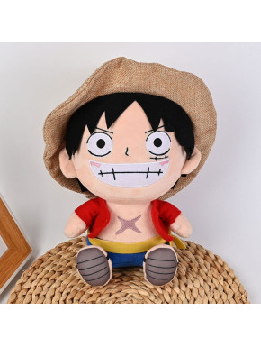 Peluche One Piece. Monkey D. Luffy - versión Nuevo Mundo 25 cm