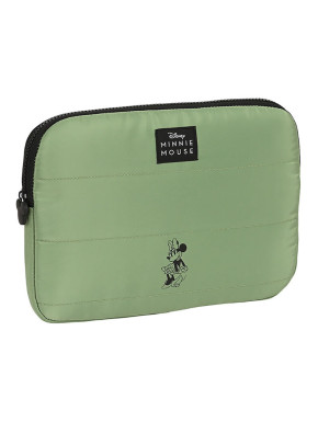 Funda de portátil (11,6) Minnie Mouse Mint Shadow verde 31 x 23 cm