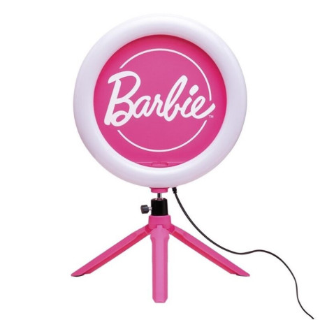 Aro de luz con trípode Barbie 25,9 cm