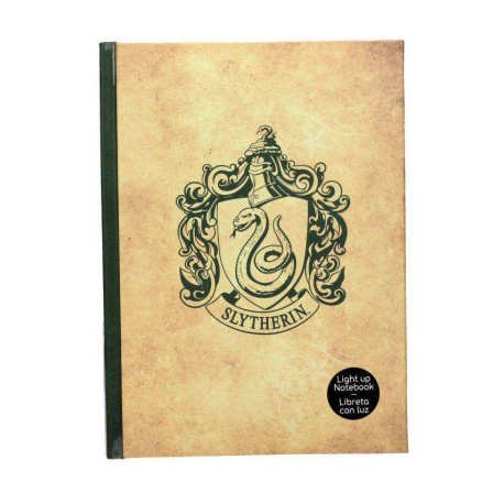 Libreta con luz Harry Potter Slytherin