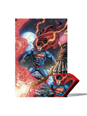 Puzzle lenticular en caja 3D Superman