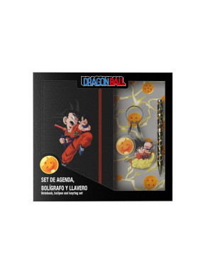 Set de Diario, Boligrafo y Llavero Dragon Ball