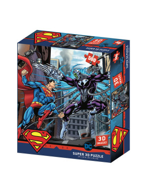 Puzzle lenticular DC Comics Superman vs. Brainiac 500 piezas