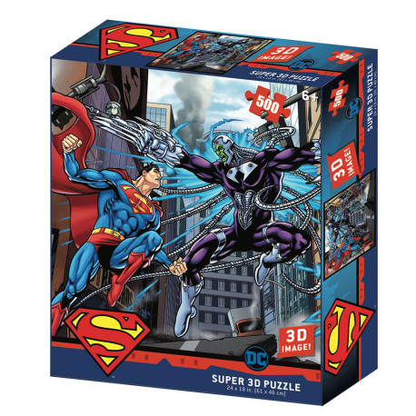 Puzzle lenticular DC Comics Superman vs. Brainiac 500 piezas