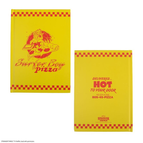 Cuaderno tapa dura Surfer Boy Pizza 15 x 21 x 1.4 cm