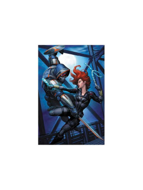 Puzzle lenticular Marvel Black Widow y Taskmaster