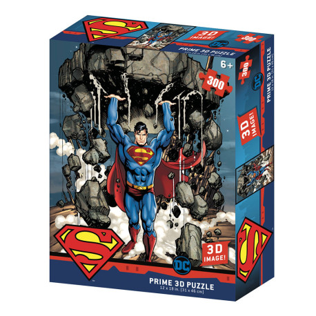 Puzzle lenticular DC Comics Superman montaña 300 piezas