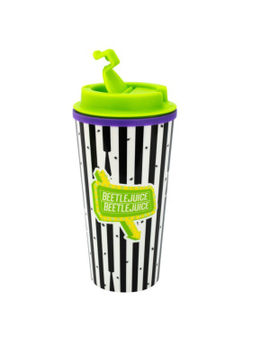 Vaso termo con tapa de rosca Beetlejuice 450 ml