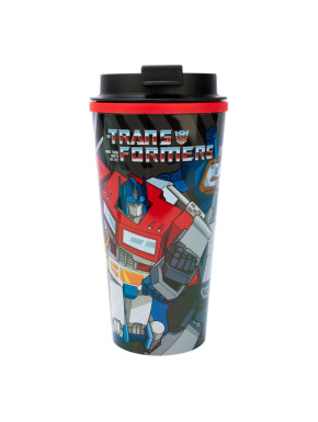 Vaso Termo con tapa de rosca Transformers 450 ml