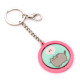 Porta-chaves com spinner Pusheen Hi , Bye cor-de-rosa e azul