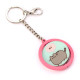 Llavero con spinner Pusheen Hi , Bye color Pink & Blue